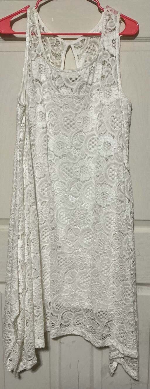 Signature by Robbie Bee White Lace Dress